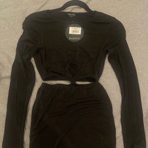White Fox Boutique Black mini dress